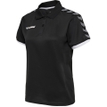 hummel Sport-Polo hmlAUTHENTIC Funkcjonalne (miękki materiał jersey) Krótki rękaw czarny/biały Damskie