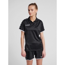 hummel Sport-Polo hmlAUTHENTIC Funkcjonalne (miękki materiał jersey) Krótki rękaw czarny/biały Damskie