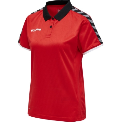 hummel Sport-Polo hmlAUTHENTIC Functional (miękki materiał jersey) Krótki rękaw czerwony Damski