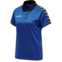 hummel Sport-Polo hmlAUTHENTIC Functional (miękki materiał jersey) Krótki rękaw ciemnoniebieski Damski