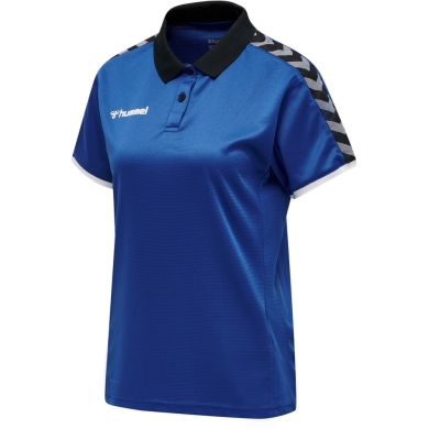 hummel Sport-Polo hmlAUTHENTIC Functional (miękki materiał jersey) Krótki rękaw ciemnoniebieski Damski