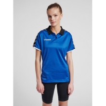 hummel Sport-Polo hmlAUTHENTIC Functional (miękki materiał jersey) Krótki rękaw ciemnoniebieski Damski