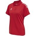 hummel Sport-Polo hmlCORE XK Functional (Poliester-Piquet) Krótki rękaw czerwony Damski