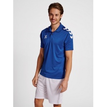 hummel Sport-Polo hmlCORE XK Functional (Poliester-Piquet) Krótki rękaw ciemnoniebieski Mężczyźni