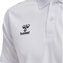 hummel Sport-Polo hmlCORE XK Functional (Poliester-Piquet) Krótki rękaw biały Mężczyźni