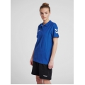 hummel Sport/Freizeit-Polo hmlGO Cotton (Bawełna) Krótki rękaw ciemnoniebieski Damski