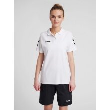 hummel Sport/Freizeit-Polo hmlGO Cotton (Bawełna) Krótki rękaw biały Damski