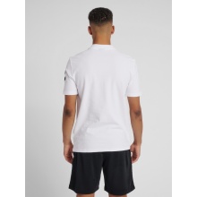 hummel Sport/Freizeit-Polo hmlGO Cotton (Bawełna) Krótki rękaw biały Mężczyźni