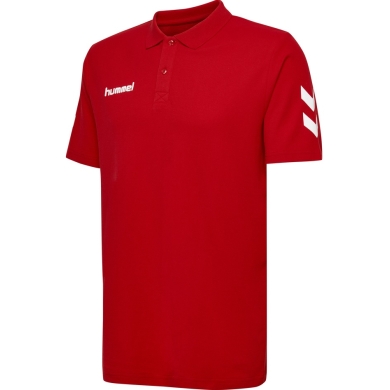 hummel Sport/Freizeit-Polo hmlGO Cotton (Bawełna) Krótki rękaw czerwony Dzieci