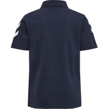 hummel Sport/Freizeit-Polo hmlGO Cotton (Bawełna) Krótki rękaw granatowy Dzieci