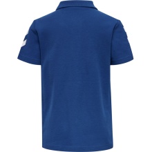 hummel Sport/Freizeit-Polo hmlGO Cotton (Bawełna) Krótki rękaw ciemnoniebieski Dzieci