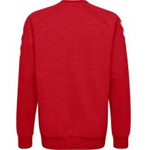 hummel Pullover Basic hmlGO Cotton Sweatshirt (Bawełna) czerwony Dzieci