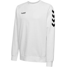 hummel Pullover Basic hmlGO Cotton Sweatshirt (Bawełna) biały Dzieci