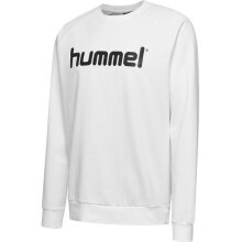 hummel Pullover Basic hmlGO Cotton Sweatshirt Big Logo (Bawełna) biały Mężczyźni