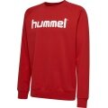 hummel Pullover Basic hmlGO Cotton Sweatshirt Big Logo (Bawełna) czerwony Dzieci