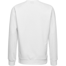 hummel Sweter Basic hmlGO Cotton Sweatshirt Duże Logo (Bawełna) biały Dzieci