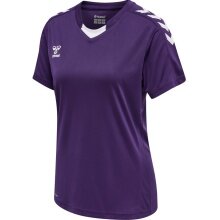 hummel Koszulka sportowa hmlCORE XK Poly Jersey (wytrzymały podwójny splot) Krótki rękaw fioletowo/biała Damska