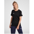 hummel Sport/Freizeit-Shirt hmlGO Cotton (Bawełna) Krótki rękaw czarny Damski