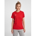 hummel Sport/Freizeit-Shirt hmlGO Cotton (Bawełna) Krótki rękaw czerwony Damski