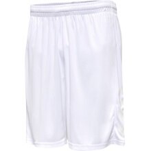 hummel Spodenki sportowe hmlCORE XK Poly Shorts (wytrzymały podwójny splot, bez bocznych kieszeni) Krótkie białe/białe Mężczyźni