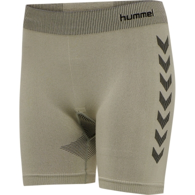 hummel Funkcjonalna bielizna sportowa Short Tight Seamless bezszwowa (szybkoschnąca, dopasowana) krótka szara damska