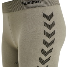 hummel Funkcjonalna bielizna sportowa Short Tight Seamless bezszwowa (szybkoschnąca, dopasowana) krótka szara damska