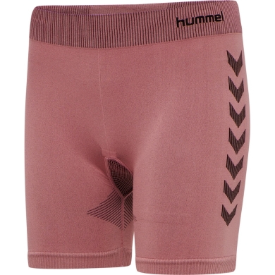 hummel Funkcjonalna bielizna sportowa Szorty Tight Seamless bezszwowe (szybkoschnące, dopasowane) krótkie różowe damskie