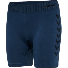 hummel Funkcjonalna bielizna sportowa Short Tight Seamless bezszwowe (szybkoschnące, dopasowane) krótkie granatowe damskie