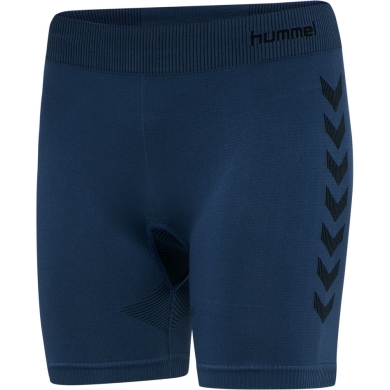 hummel Funkcjonalna bielizna sportowa Short Tight Seamless bezszwowe (szybkoschnące, dopasowane) krótkie granatowe damskie