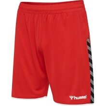 hummel Spodenki sportowe hmlAUTHENTIC Poly Shorts (lekki materiał jersey, bez bocznych kieszeni) Krótkie czerwone dziecięce