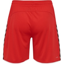 hummel Spodenki sportowe hmlAUTHENTIC Poly Shorts (lekki materiał jersey, bez bocznych kieszeni) Krótkie czerwone dziecięce