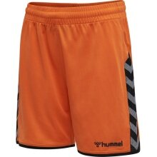 hummel Spodenki sportowe hmlAUTHENTIC Poly Shorts (lekki materiał jersey, bez bocznych kieszeni) Krótkie pomarańczowe dziecięce