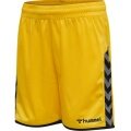 hummel Spodenki sportowe hmlAUTHENTIC Poly Shorts (lekki materiał jersey, bez bocznych kieszeni) Krótkie żółto/czarne Dzieci