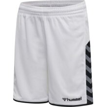 hummel Spodenki sportowe hmlAUTHENTIC Poly Shorts (lekki materiał jersey, bez bocznych kieszeni) Krótkie białe dziecięce