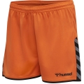 hummel Spodenki sportowe hmlAUTHENTIC Poly Shorts (lekki materiał jersey, bez bocznych kieszeni) Krótkie pomarańczowe damskie