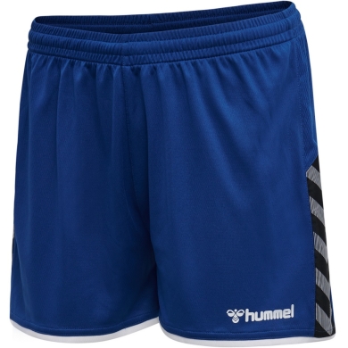 hummel Spodenki sportowe hmlAUTHENTIC Poly Shorts (lekki materiał jersey, bez bocznych kieszeni) Krótkie granatowe Damskie