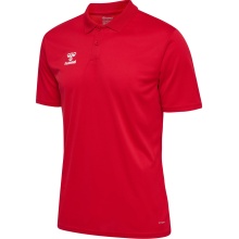 hummel Sport-Polo hmlESSENTIAL (100% rec. poliester) Krótki rękaw czerwony Mężczyźni