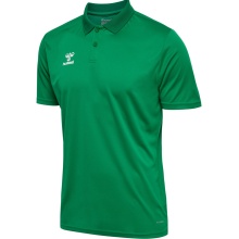 hummel Sport-Polo hmlESSENTIAL (100% rec. poliester) Krótki rękaw zielony Mężczyźni