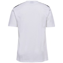 hummel T-shirt sportowy hmlAUTHENTIC CO (100% bawełna) krótki rękaw biały mężczyźni