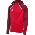 hummel Sportowa kurtka treningowa hmlLEAD 2.0 Zip Hoodie (wysoka oddychalność, szybkoschnąca) czerwona Męska