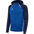 hummel Sportowa kurtka treningowa hmlLEAD 2.0 Zip Hoodie (wysoka oddychalność, szybkoschnąca) ciemnoniebieska/marynarska męska