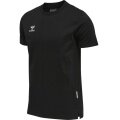 hummel Koszulka sportowa hmlMOVE Grid Cotton (100% bawełna) Krótki rękaw czarna Mężczyźni