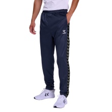 hummel Spodnie sportowe hmlAUTHENTIC PL Pants (tkanina Interlock) długie granatowe męskie