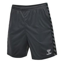 hummel Spodenki sportowe hmlAUTHENTIC PL Shorts (100% poliester) krótkie asfaltnoszare męskie