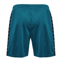 hummel Spodenki sportowe hmlAUTHENTIC PL Shorts (100% poliester) krótkie koralowo-niebieskie męskie