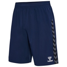 hummel Spodenki sportowe hmlAUTHENTIC Woven Shorts (z kieszeniami na zamek błyskawiczny) krótkie granatowe męskie