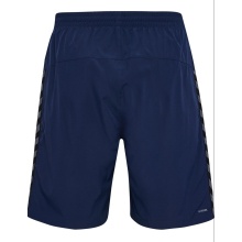 hummel Spodenki sportowe hmlAUTHENTIC Woven Shorts (z kieszeniami na zamek błyskawiczny) krótkie granatowe męskie