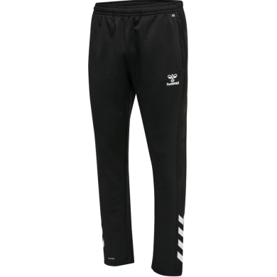 hummel Spodnie sportowe hmlCORE XK Poly Pants (materiał poliestrowy, z kieszeniami na zamek błyskawiczny) Długie czarne Mężczyźni