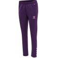 hummel Spodnie sportowe hmlCORE XK Poly Pants (materiał poliestrowy, z kieszeniami na zamek błyskawiczny) długie fioletowe damskie