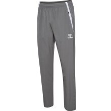 hummel Spodnie sportowe hmlLEAD 2.0 Woven Pant (recyklingowany poliester, oddychający) długie szare męskie